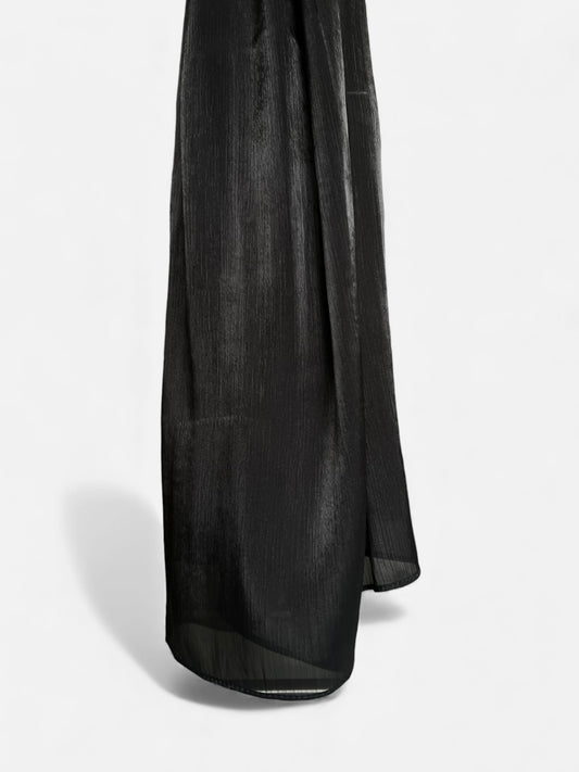 Organza Hijab - Svart