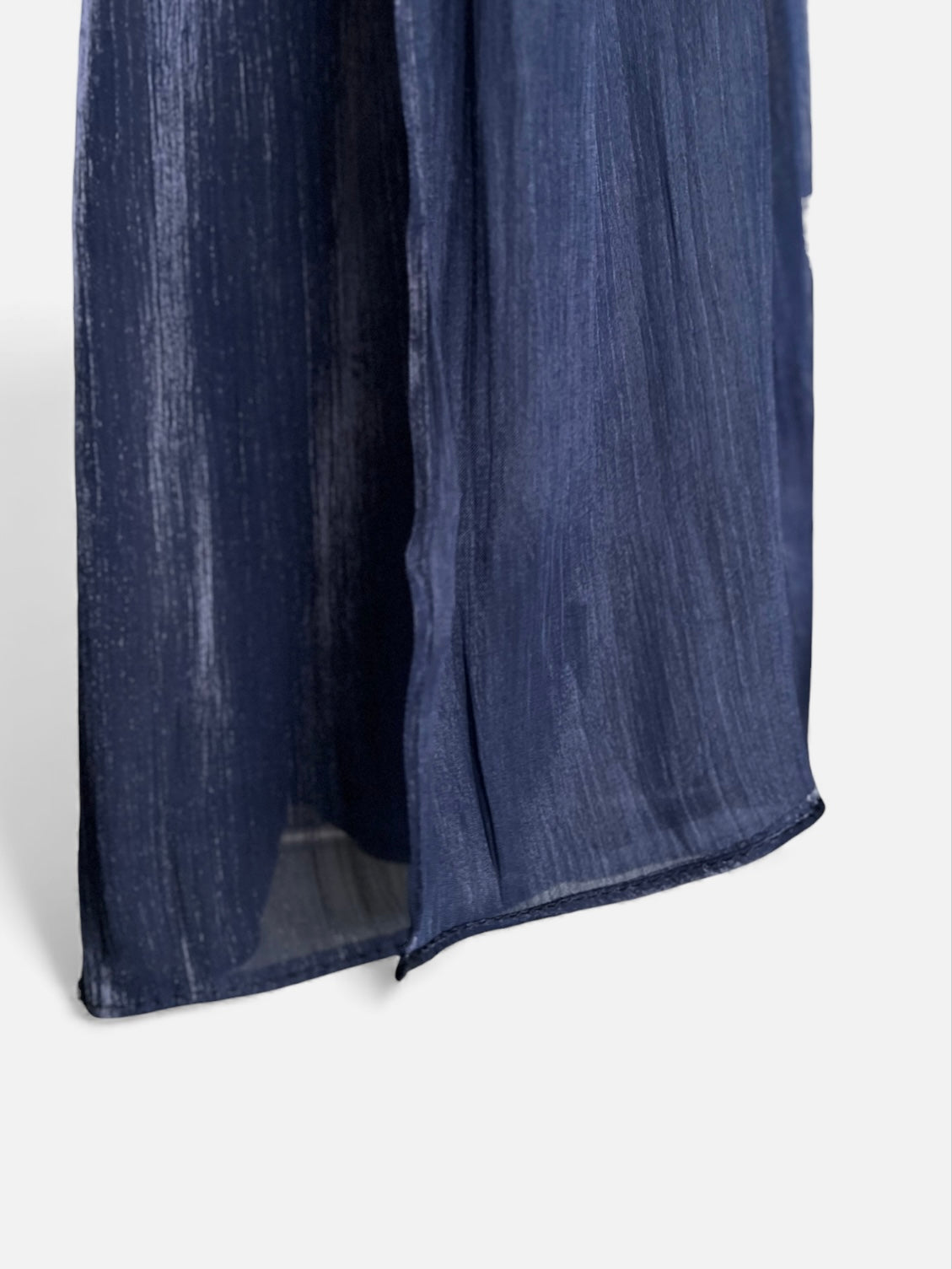 Organza Hijab - Marinblå