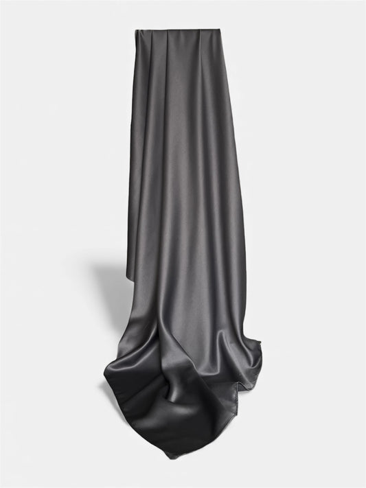 Square Hijab Silk - Grey 
