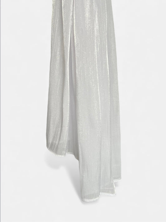Organza Hijab - Vit