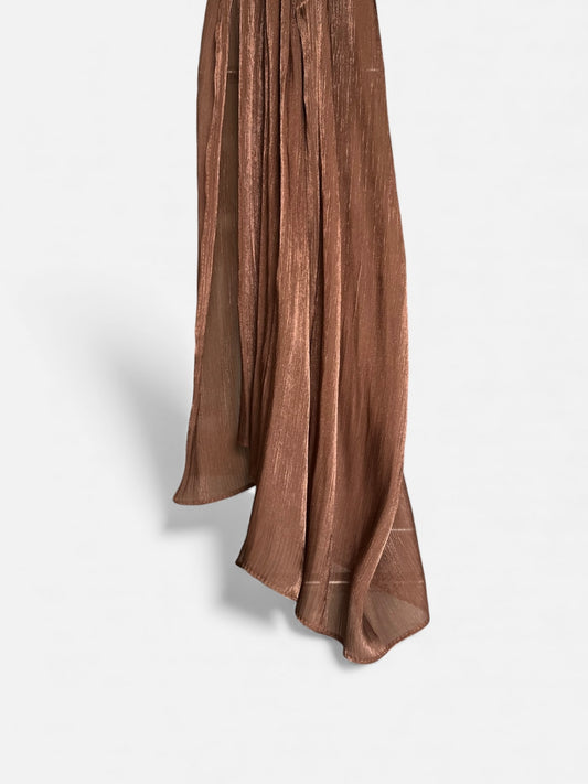 Organza Hijab - Brun
