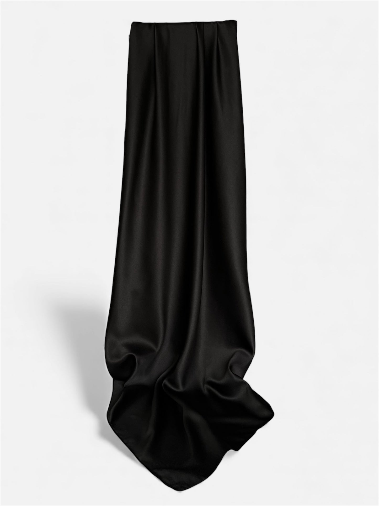 Kvadratisk Hijab 110x110cm - Svart