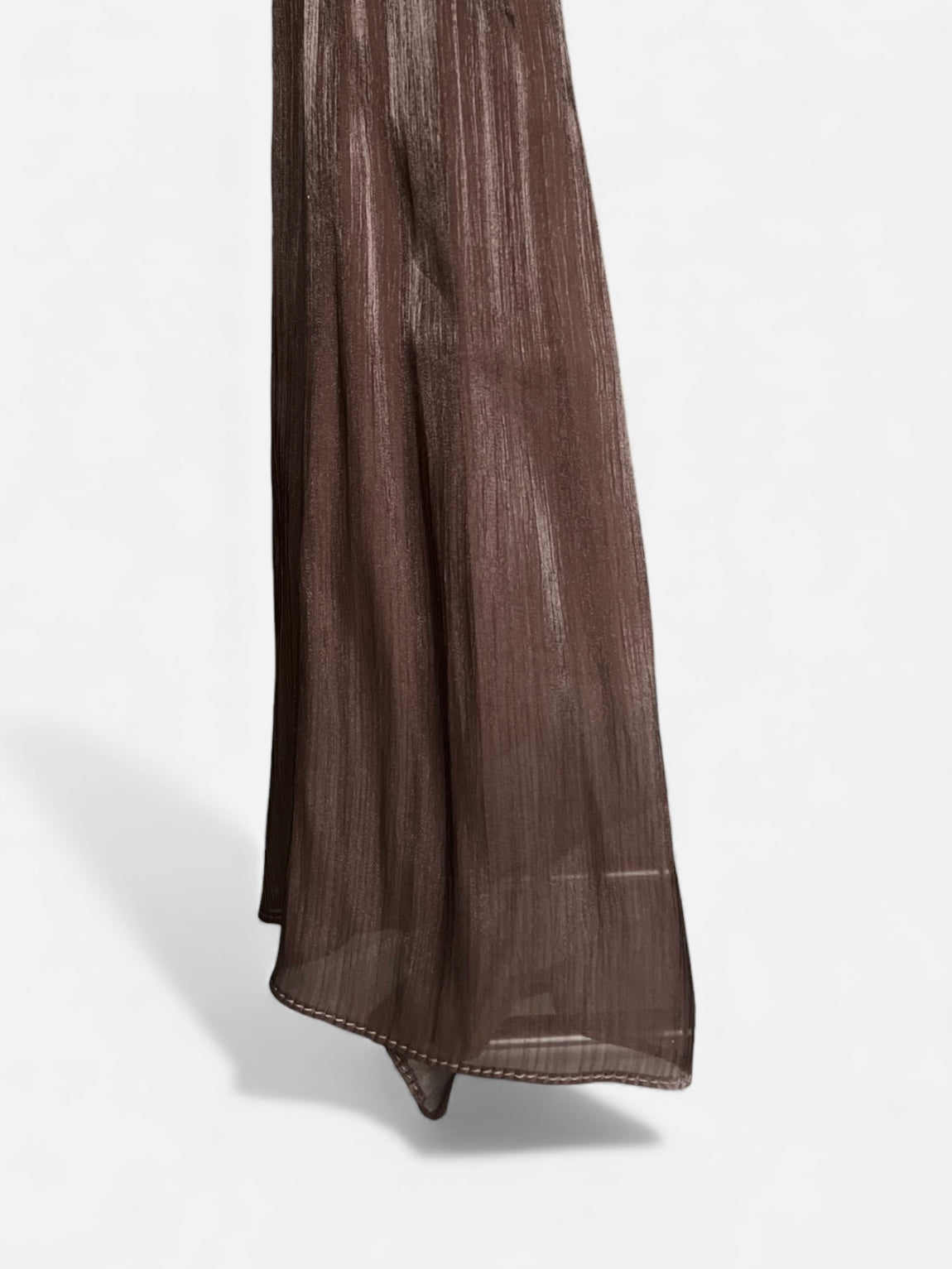 Organza Hijab - Mörkchoklad