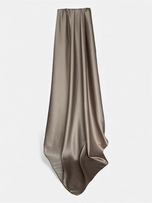 Square Hijab Silk - Cappuccino 