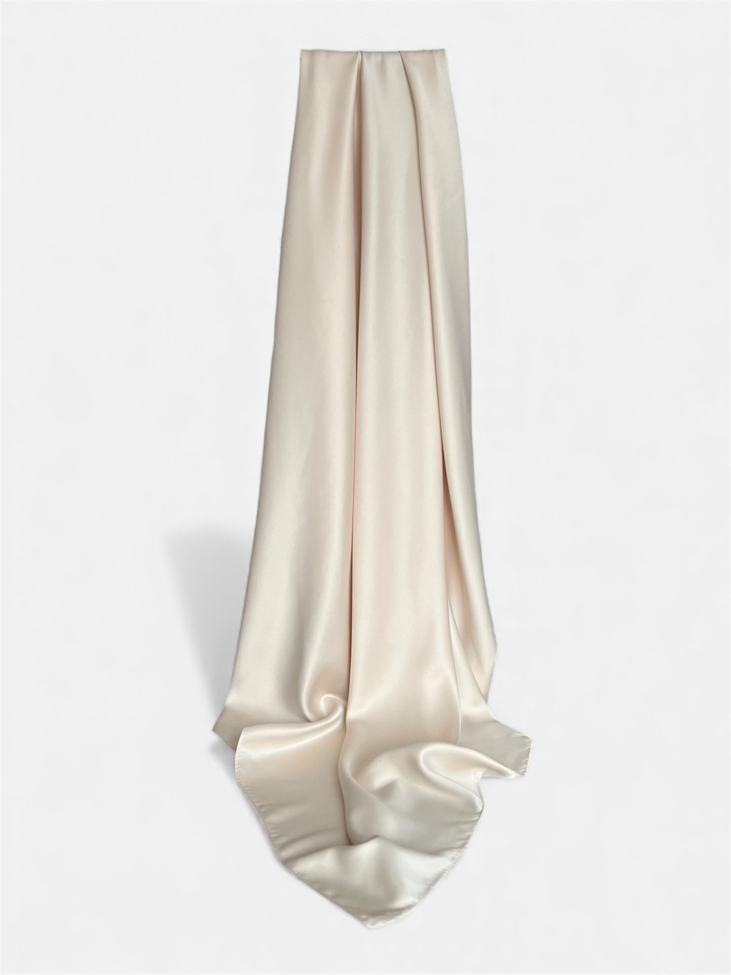 Kvadratisk Hijab Silk - Kräm