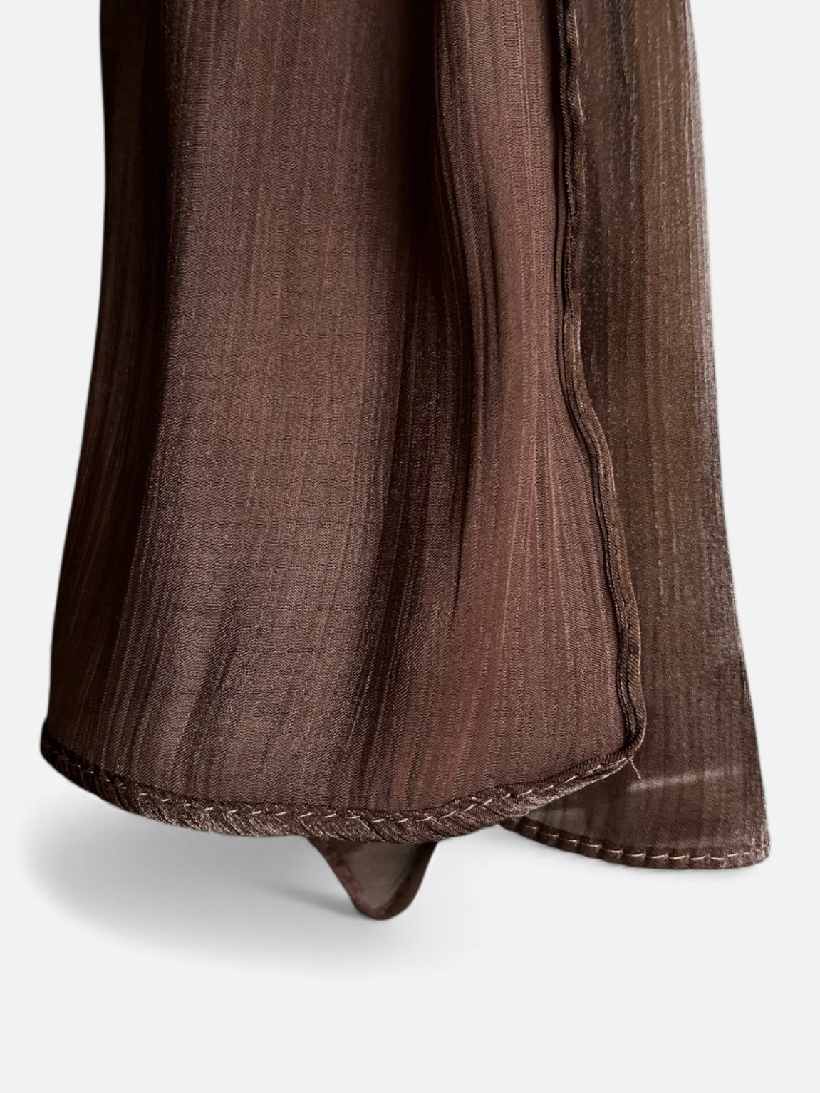 Organza Hijab - Mörkchoklad