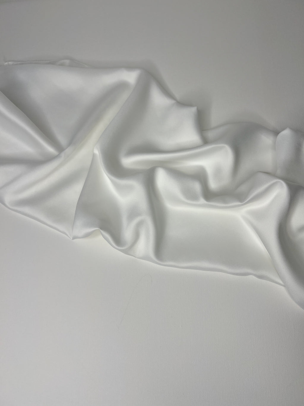 Square Veil Silk - White