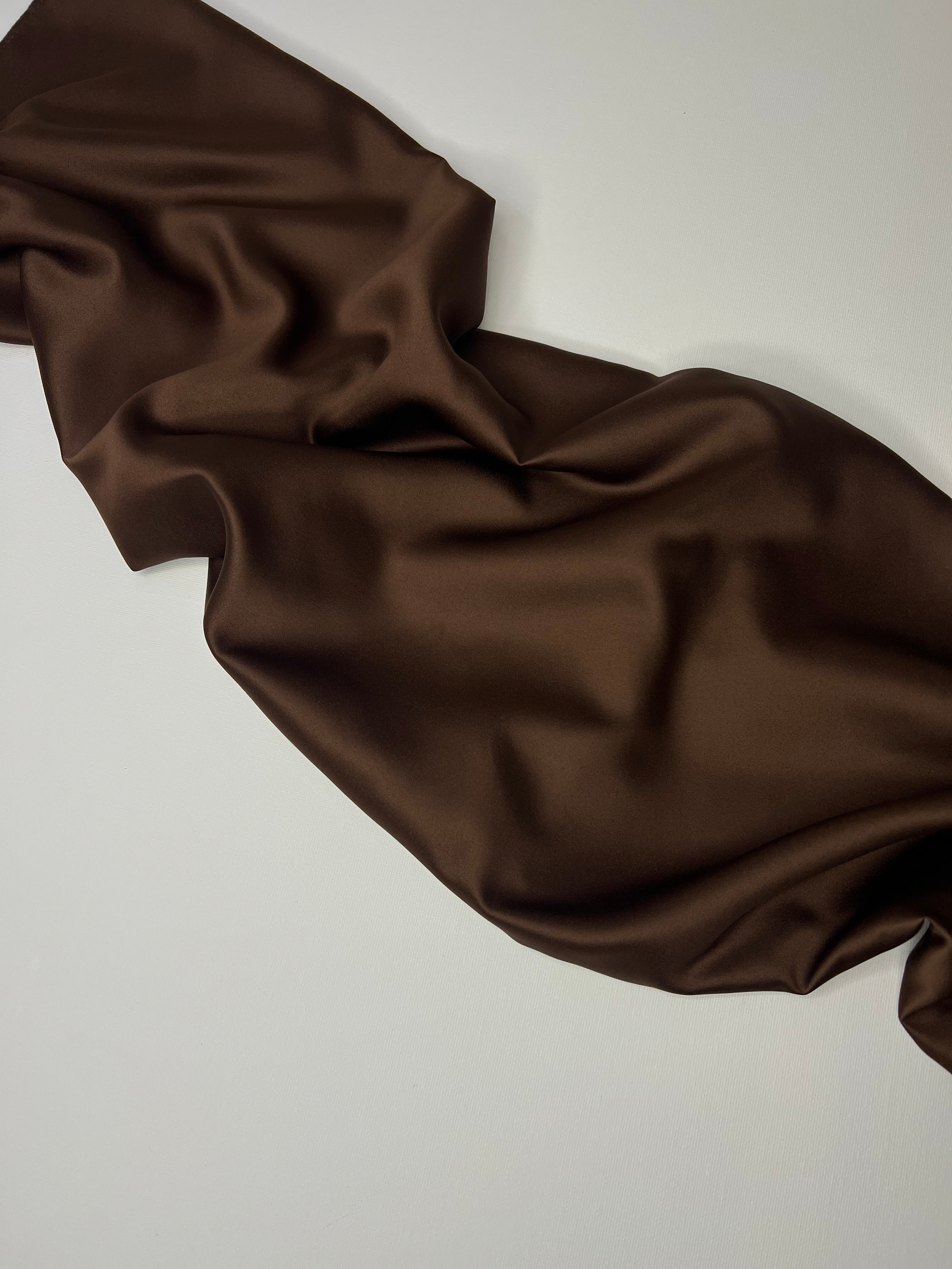 Square Veil Silk - Brown