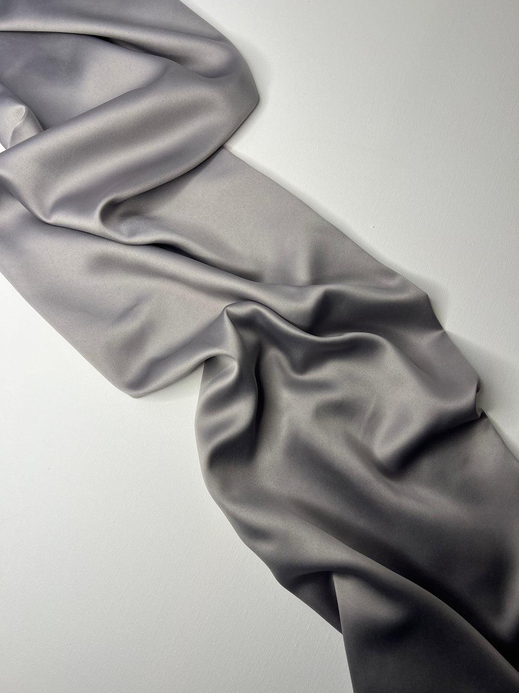 Square Veil Silk - Light Grey