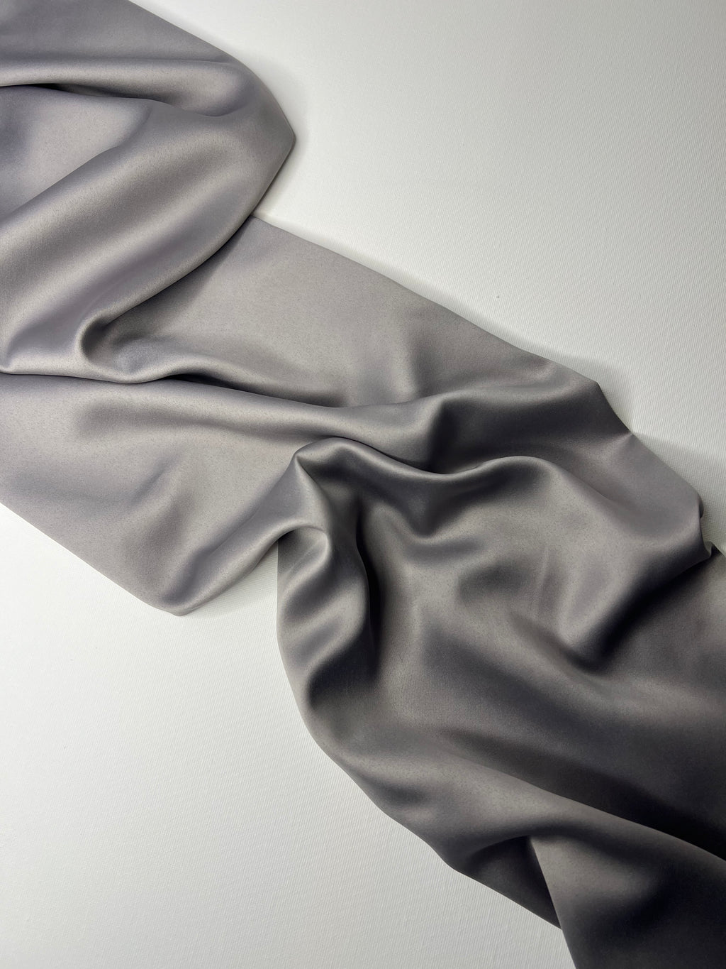 Square Veil Silk - Light Grey