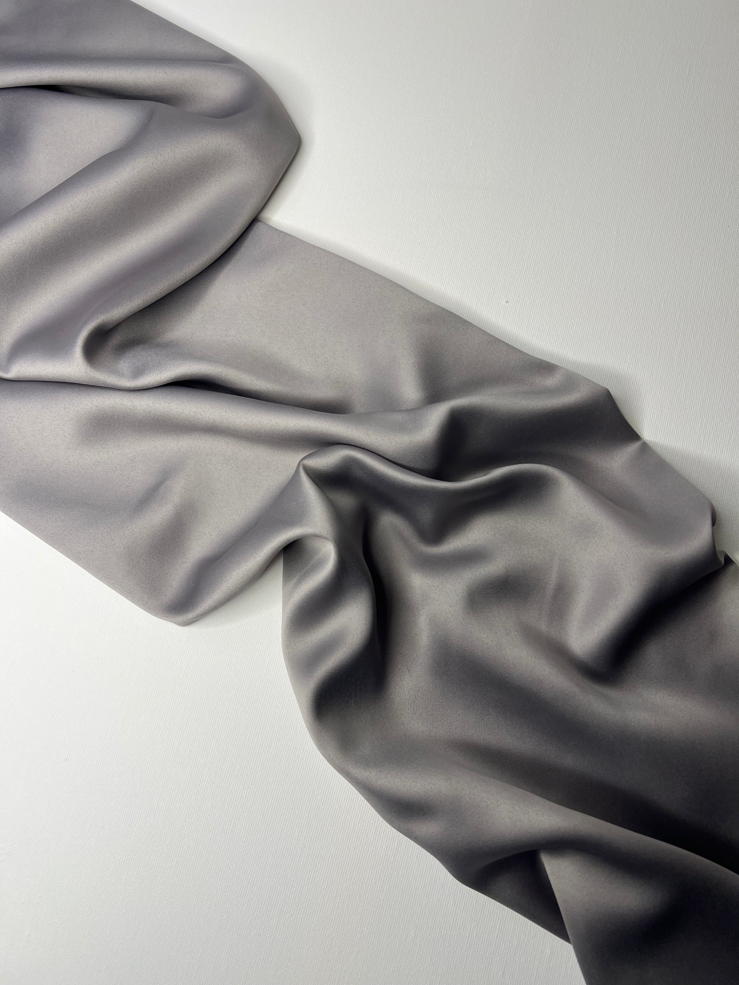 Square Veil Silk - Light Grey