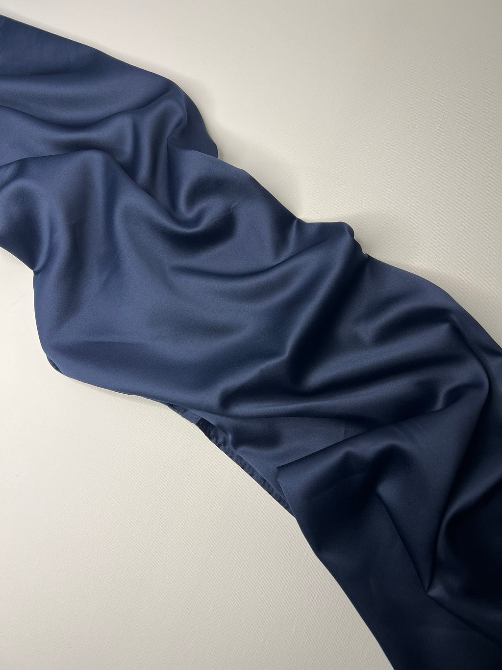 Square Veil Silk - Navy Blue