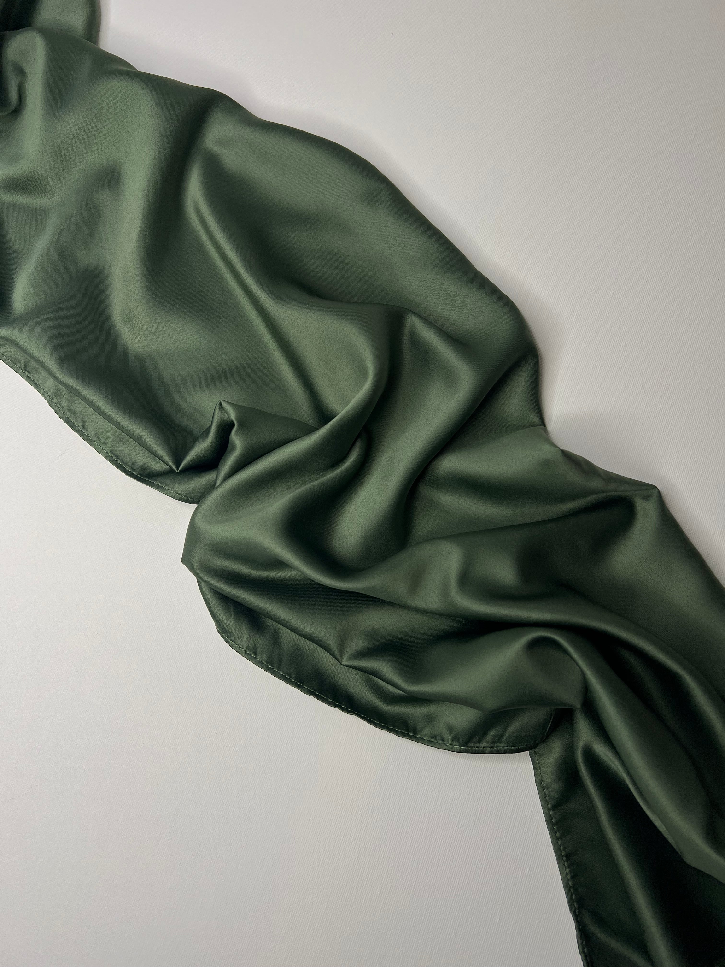 Square Veil Silk - Olive