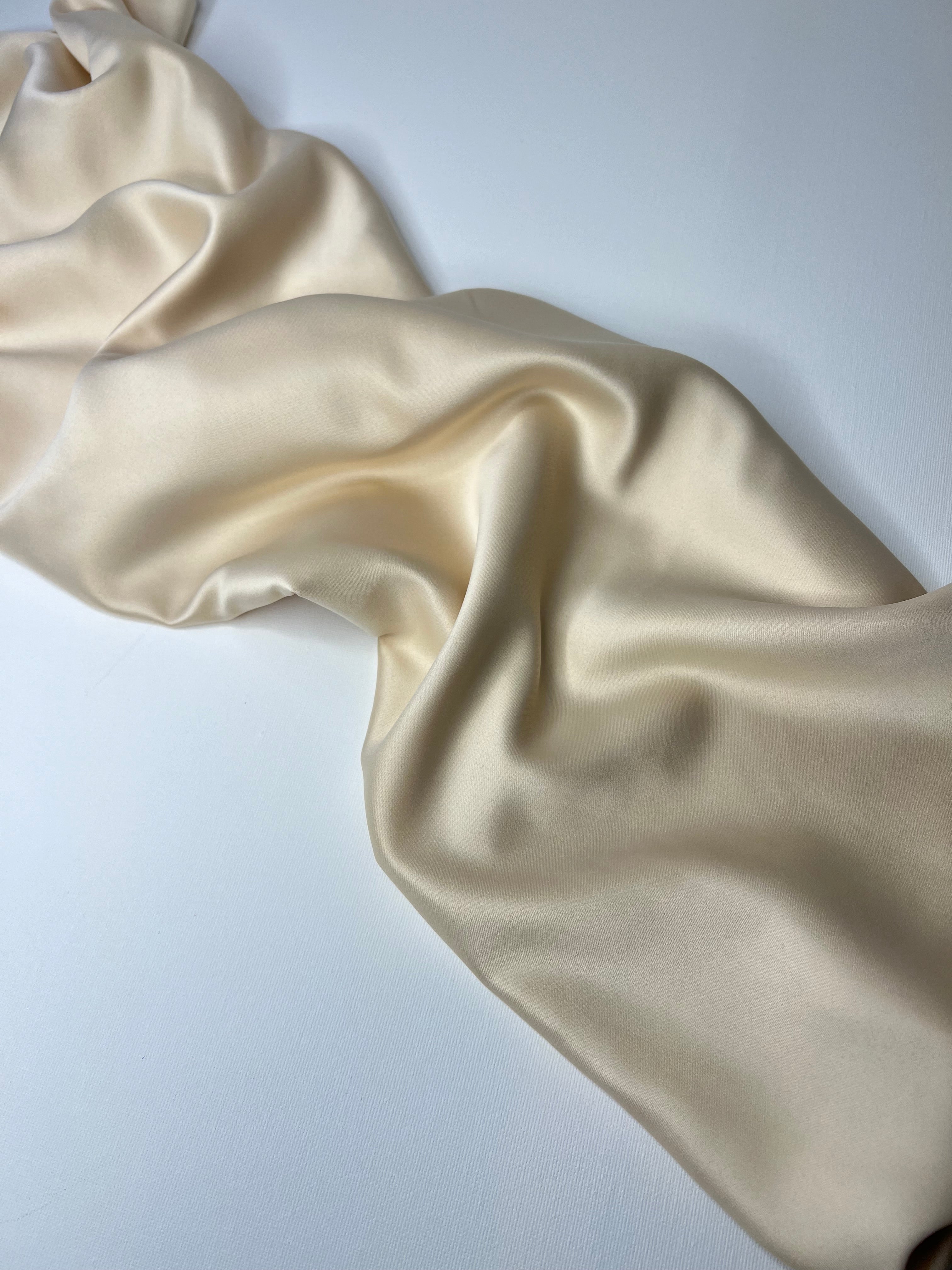 Square Veil Silk - Cream