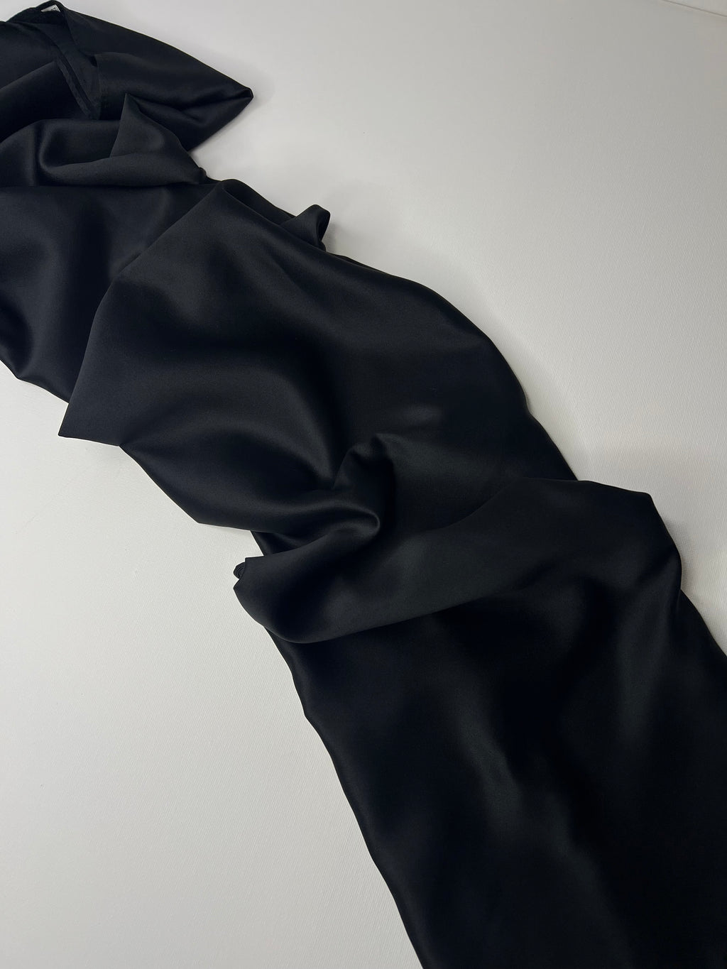 Square Veil Silk - Black