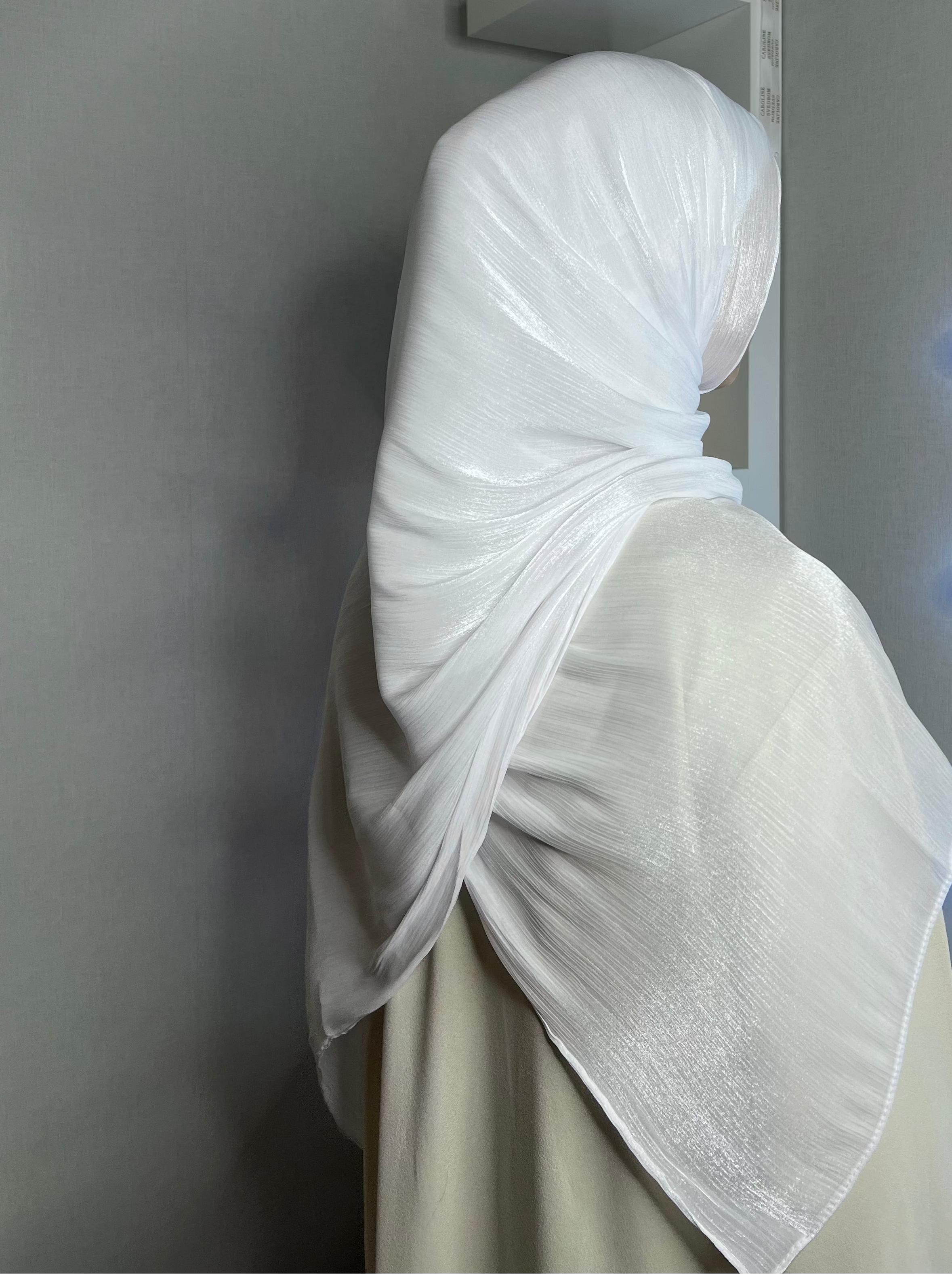 Organza Veil - White