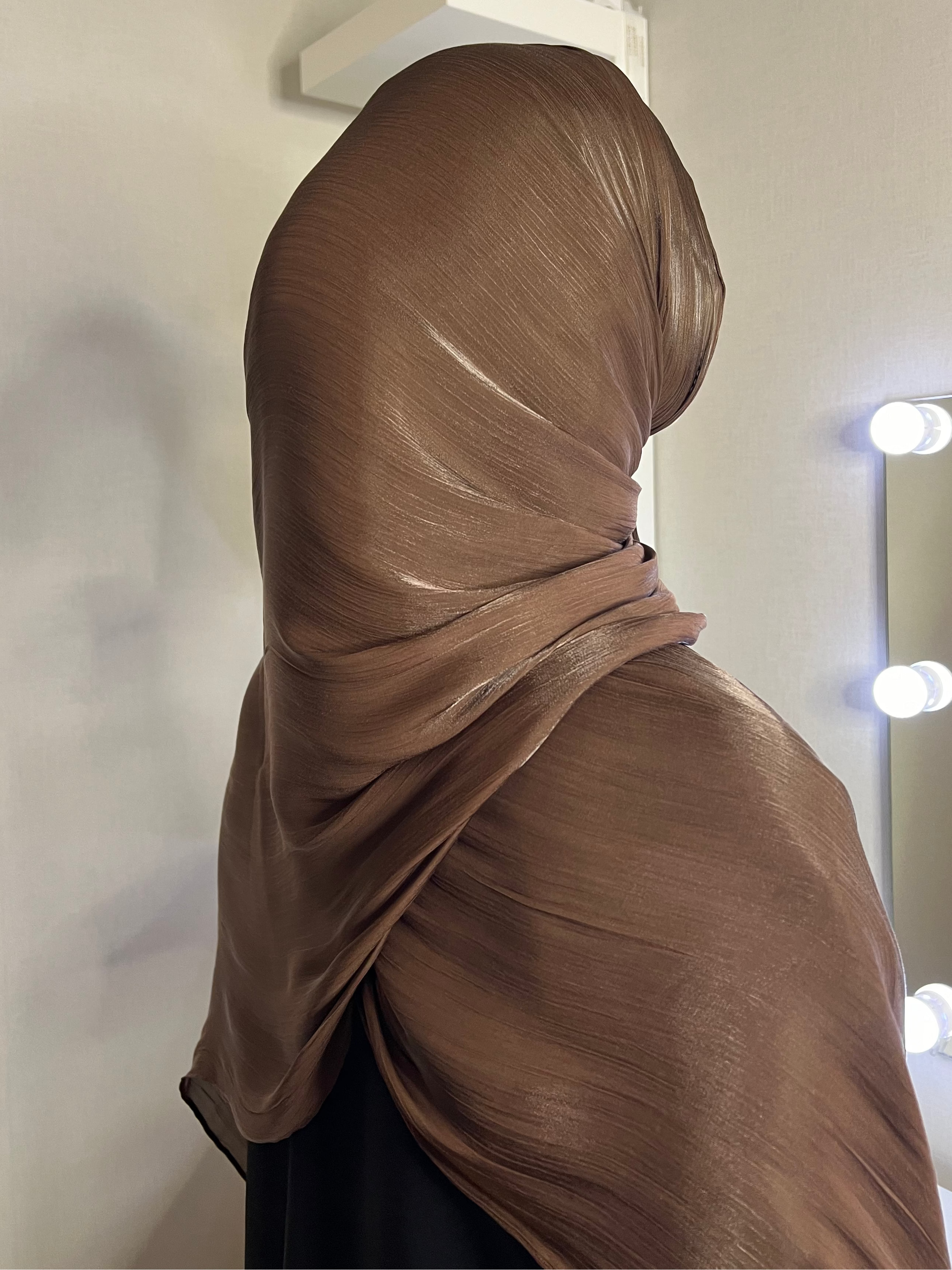 Organza Veil - Dark Chocolate