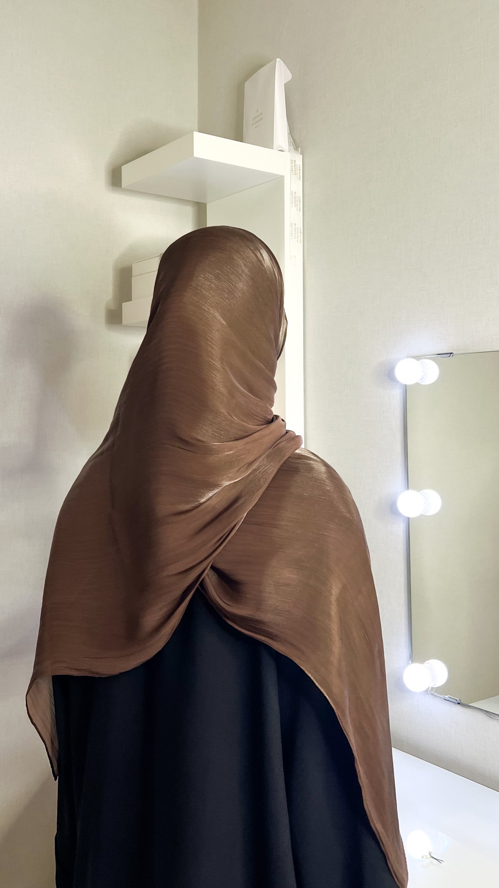 Organza Veil - Dark Chocolate