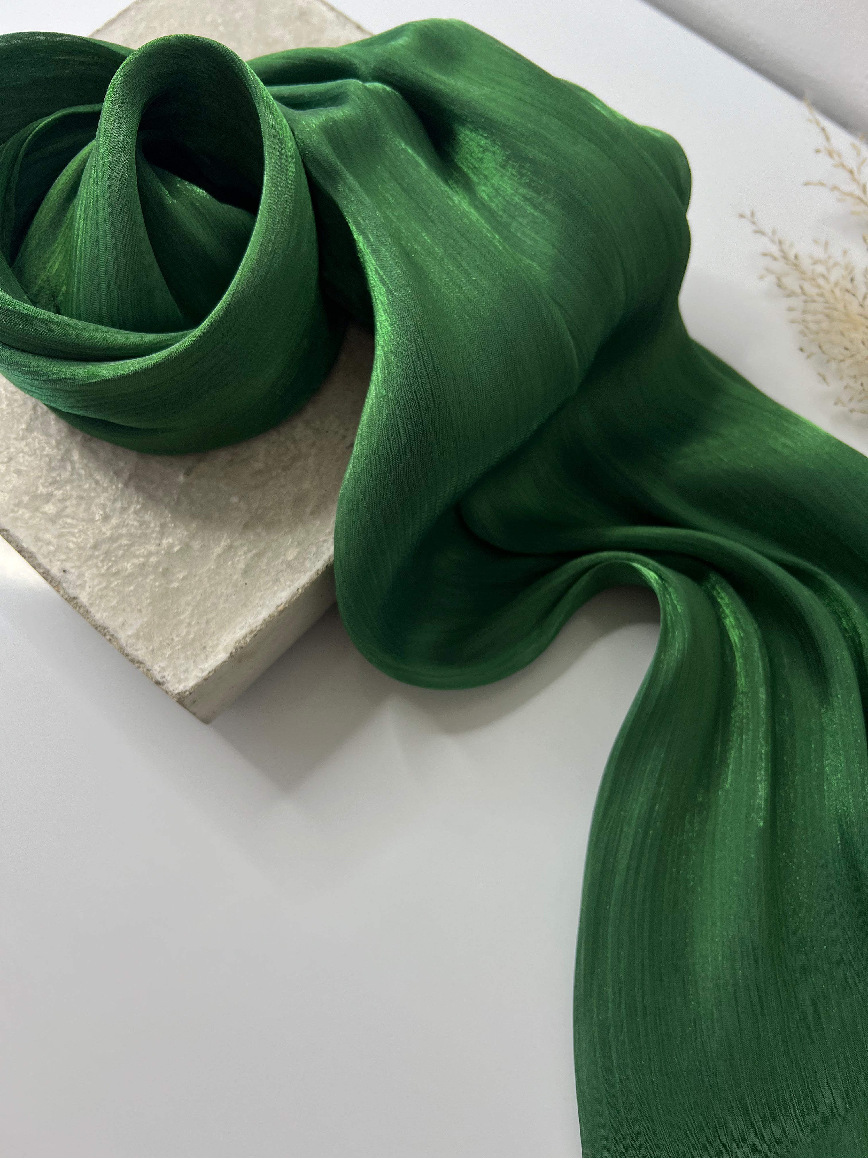 Organza Veil - Green
