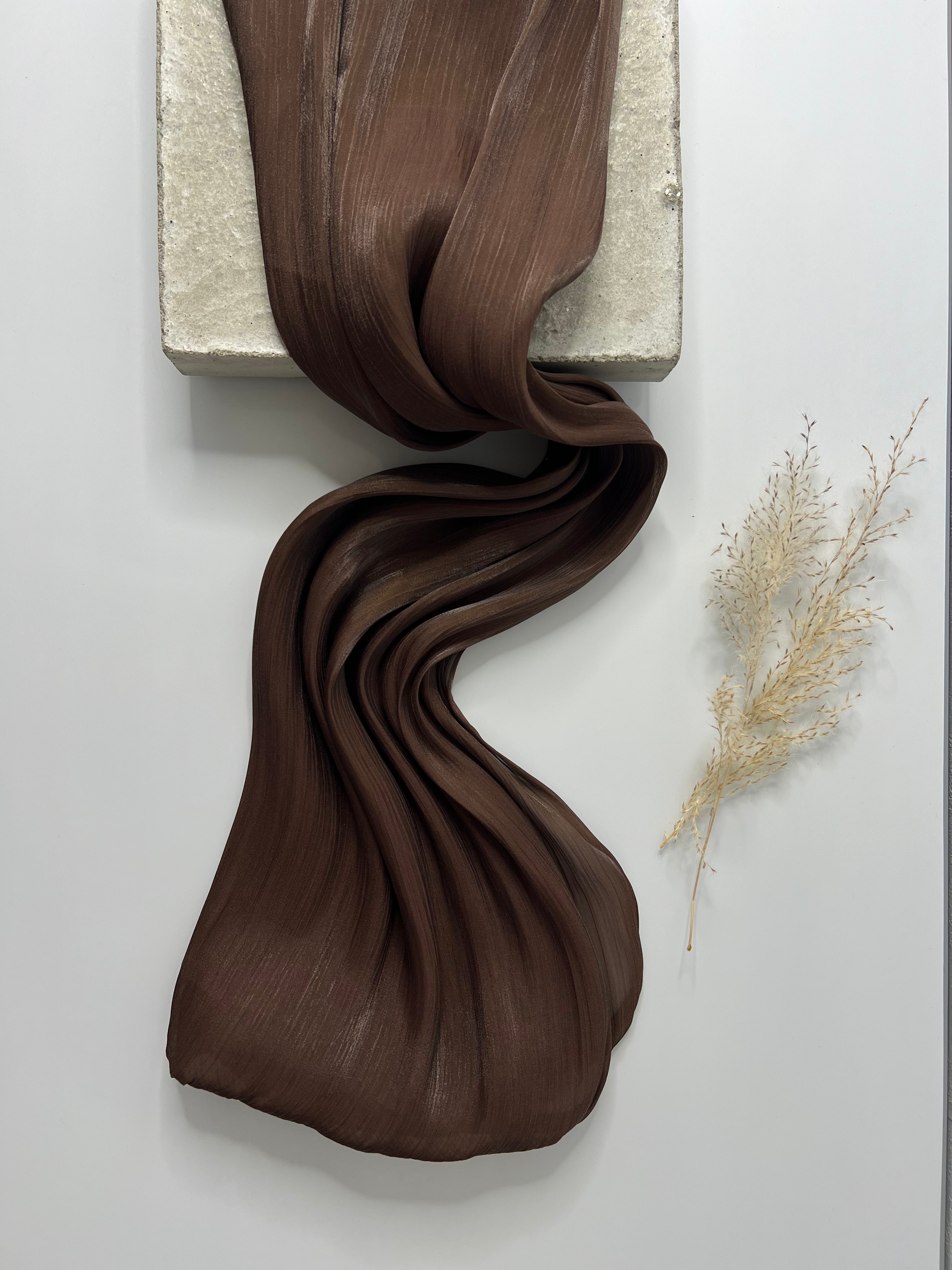 Organza Veil - Dark Chocolate