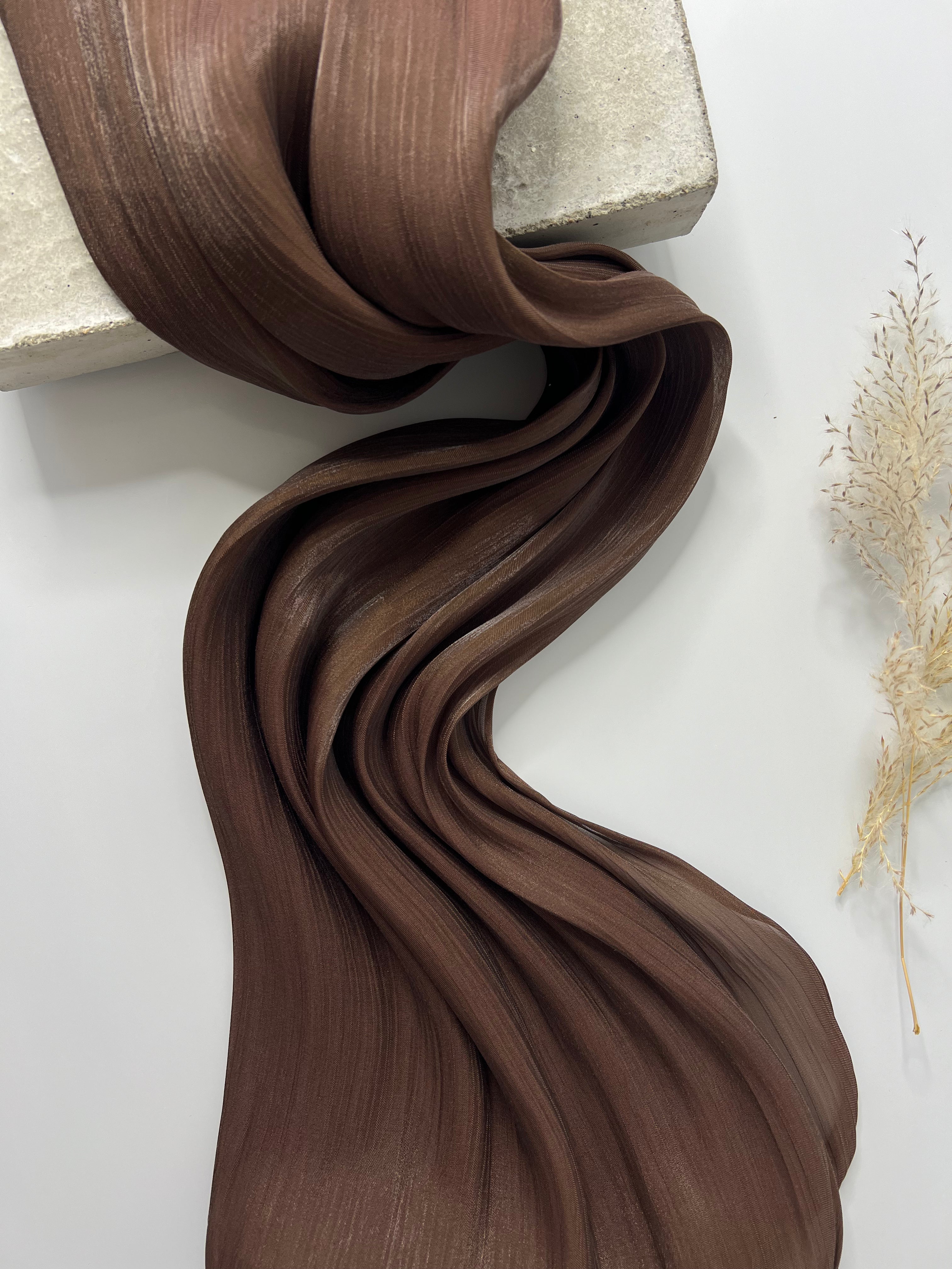 Organza Veil - Dark Chocolate