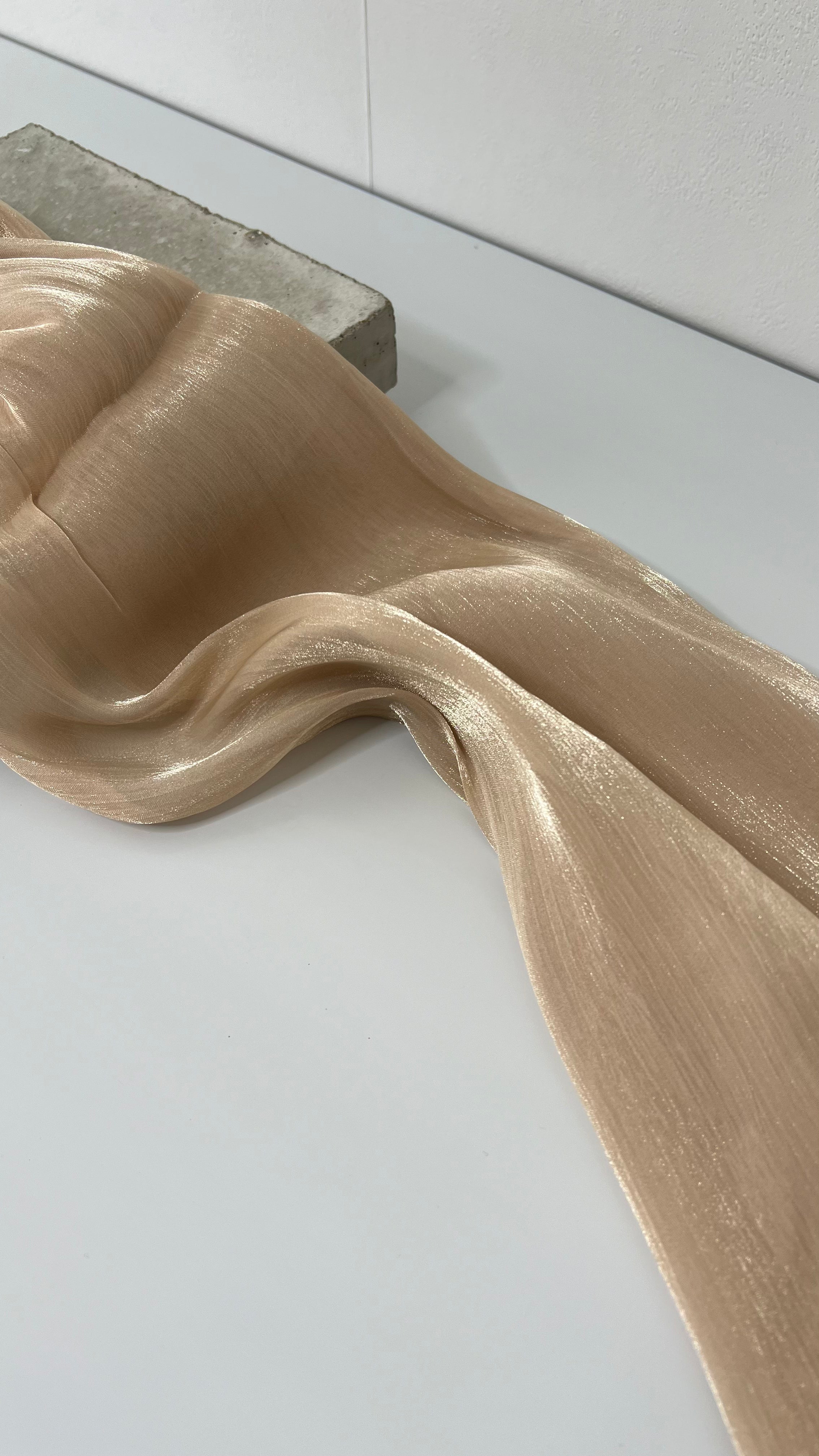 Organza Veil -Beige