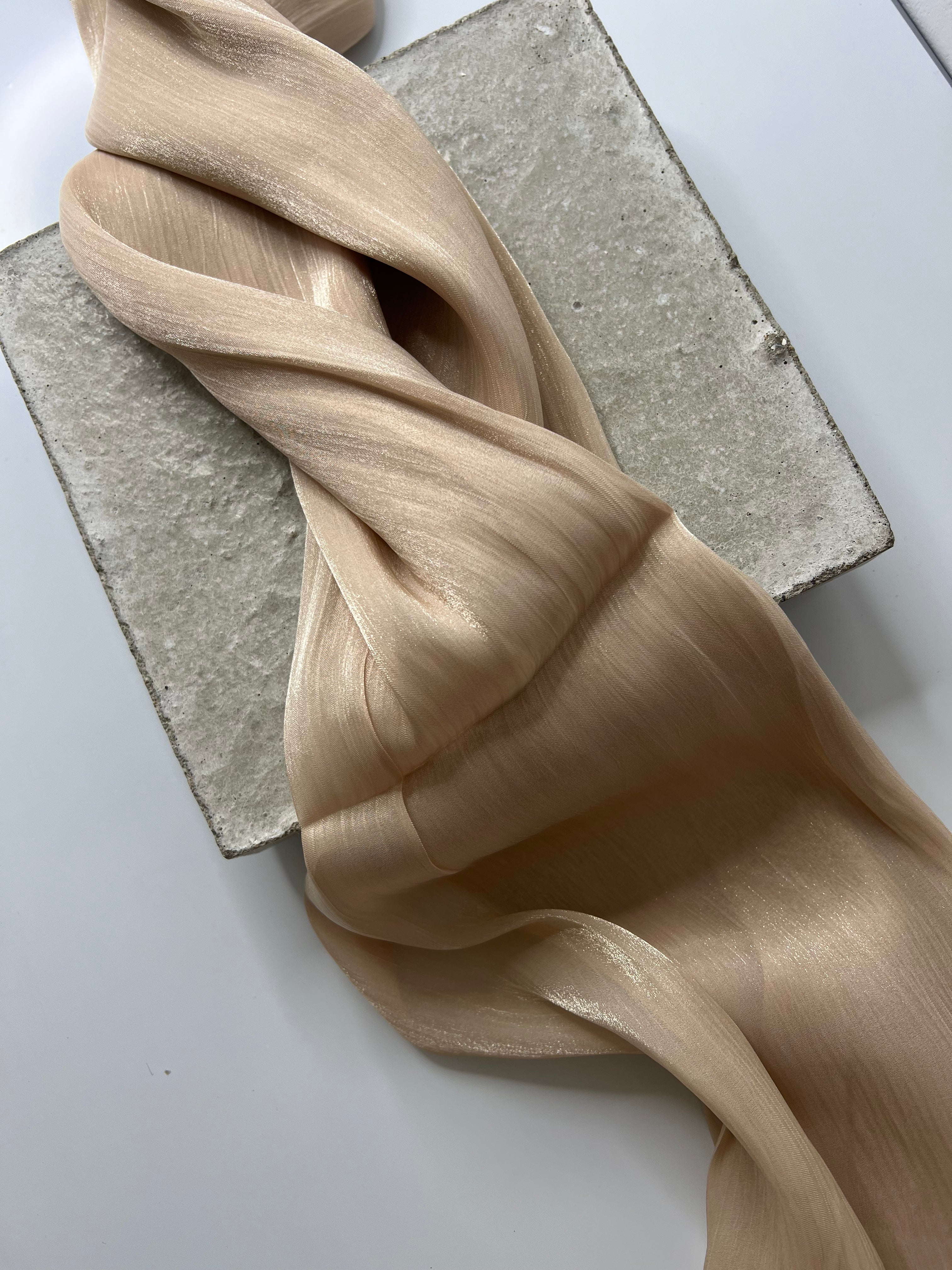 Organza Veil -Beige