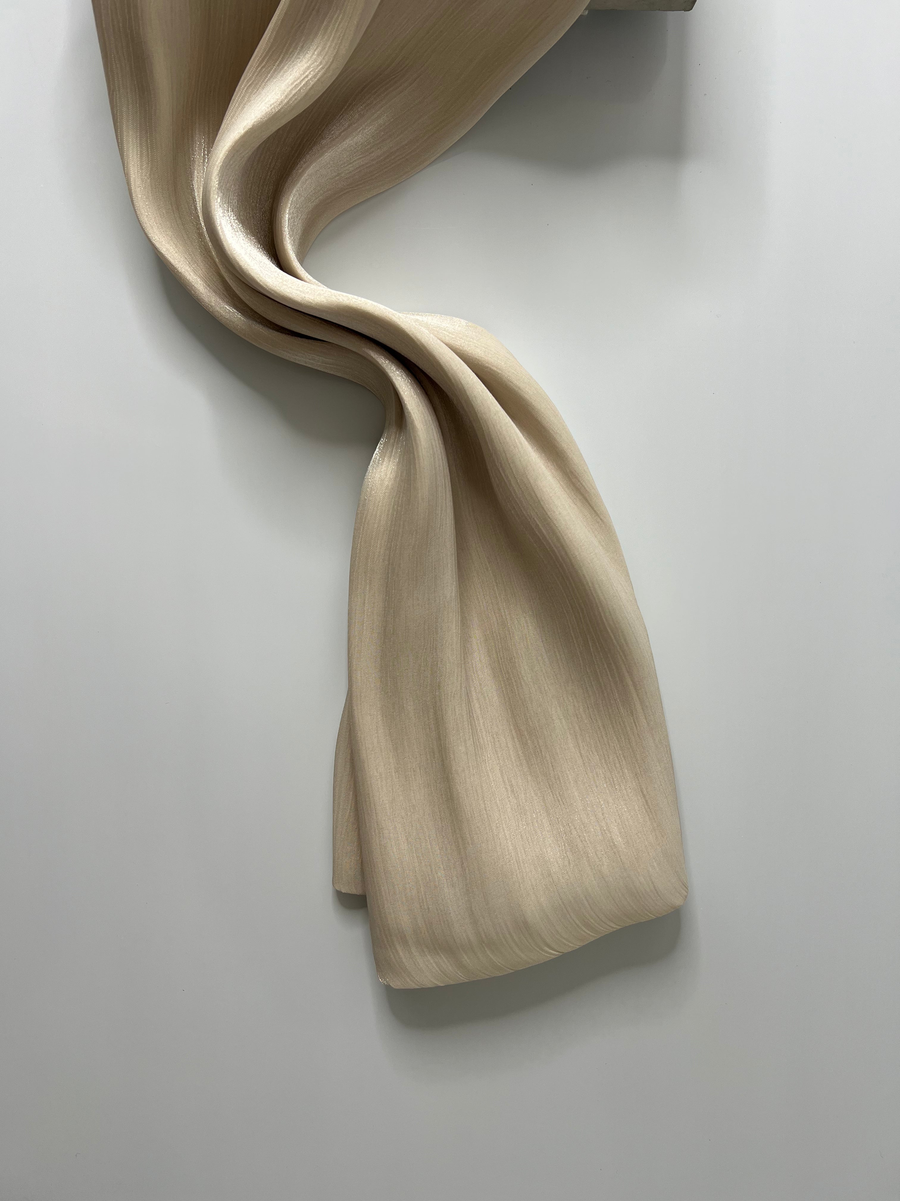 Organza Veil - Light Beige