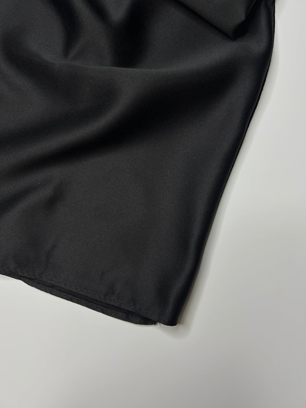 Square Veil Silk - Black
