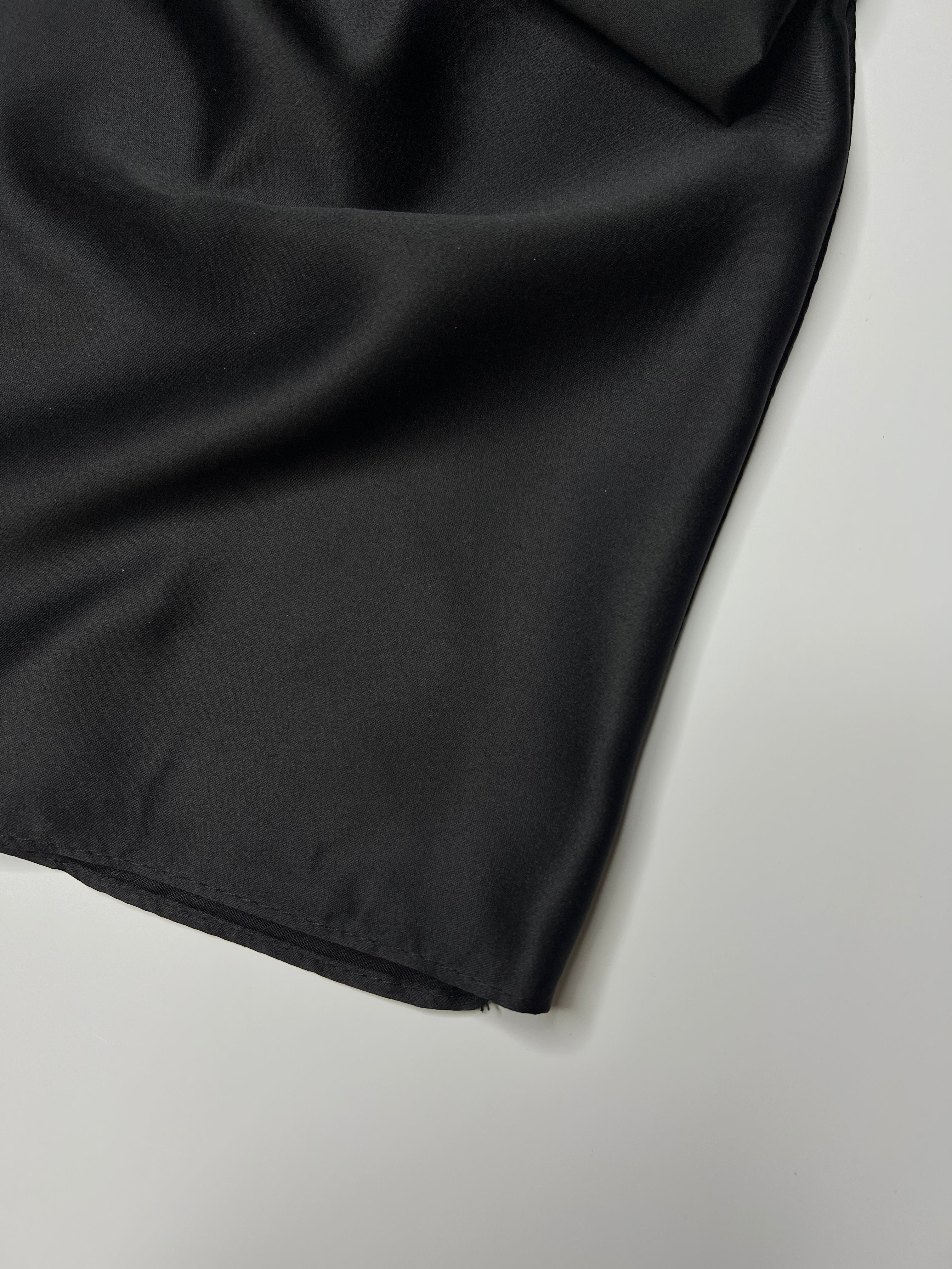 Large Square Veil - Black