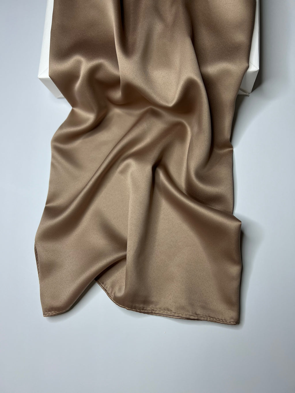 Square Veil Silk- Cappuccino