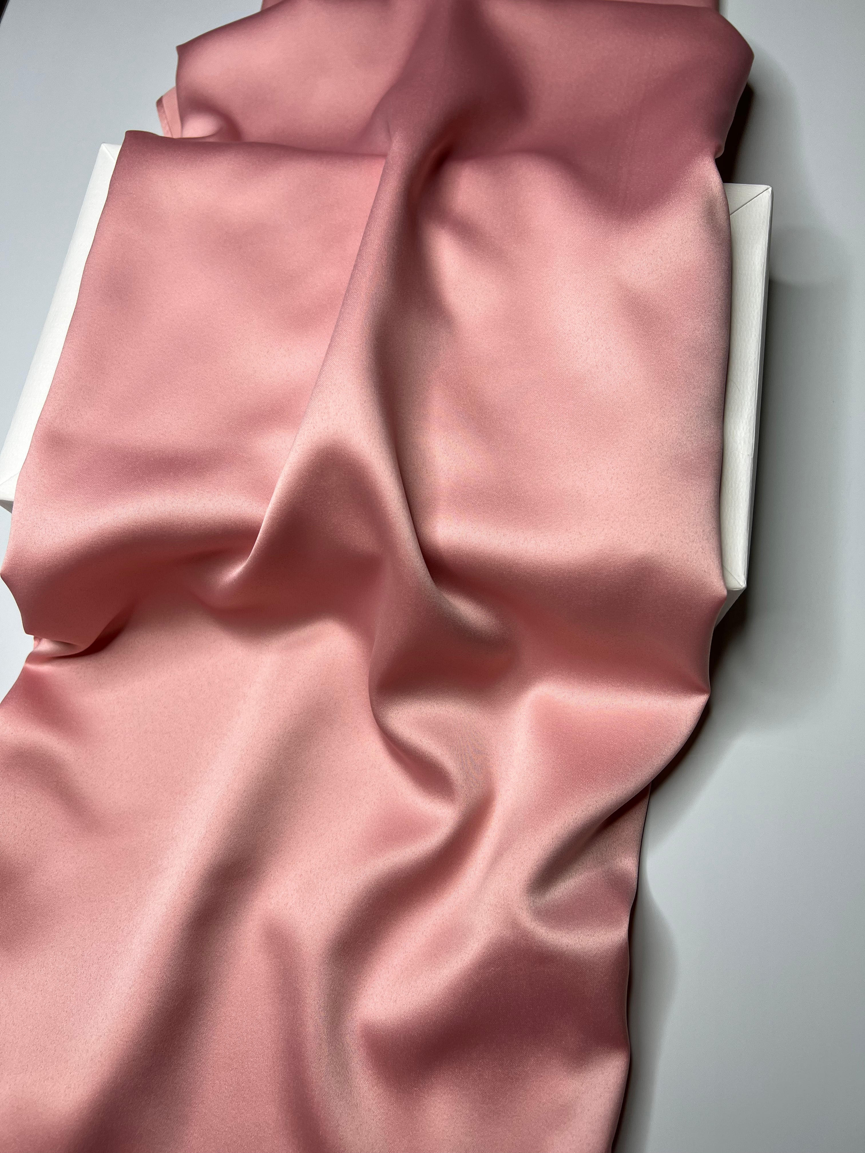 Large Square Veil - Baby Pink