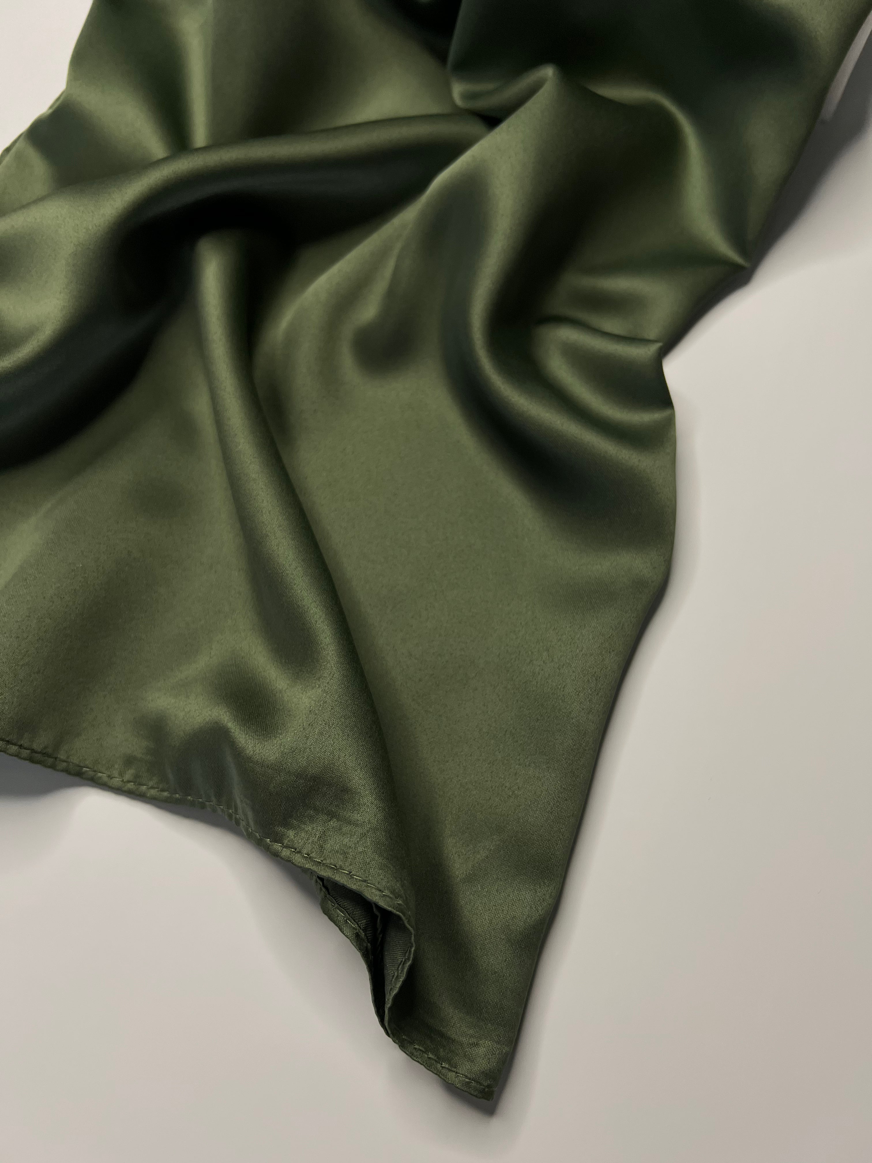 Large Square Veil - Olive