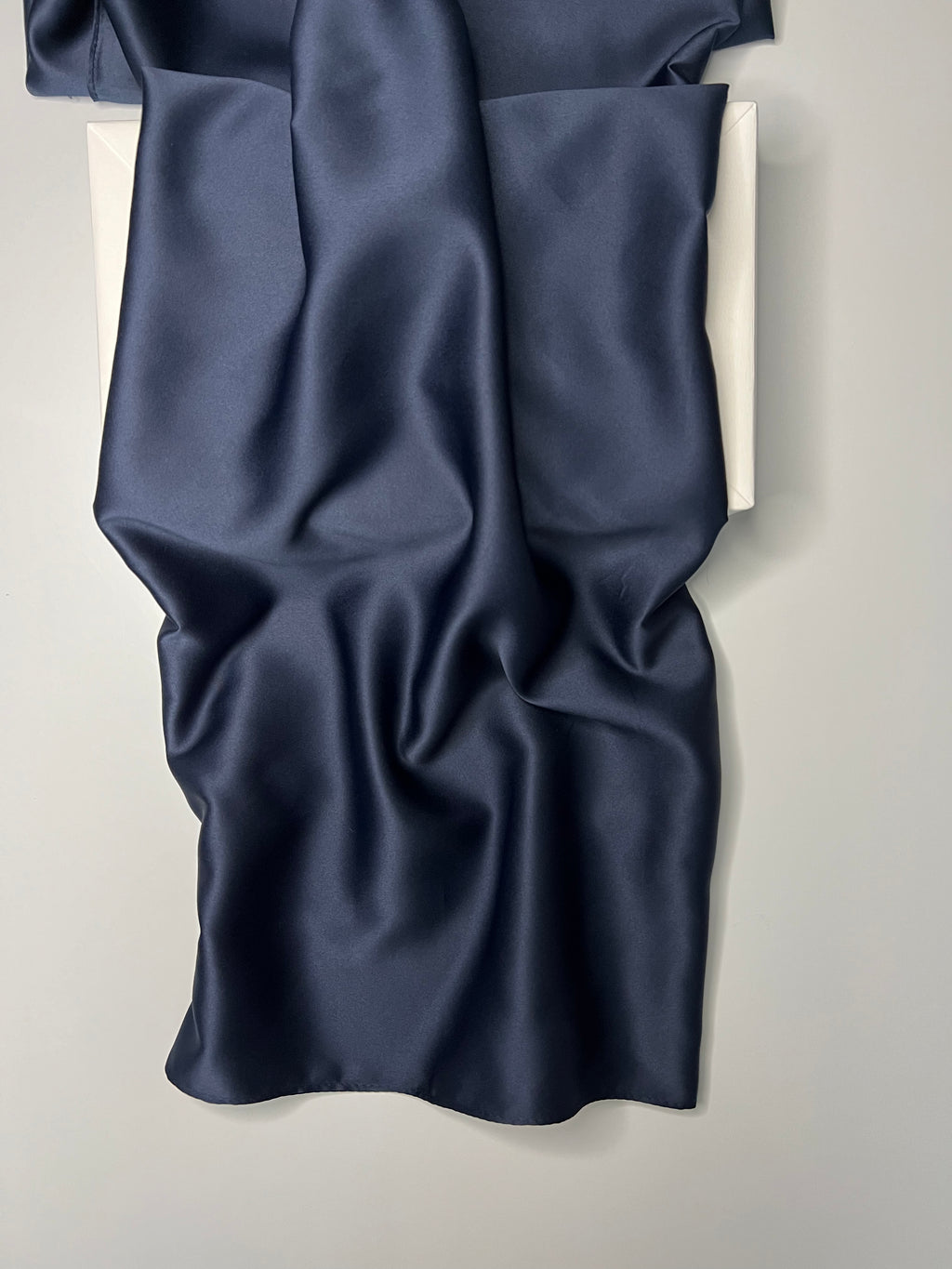 Square Veil Silk - Navy Blue