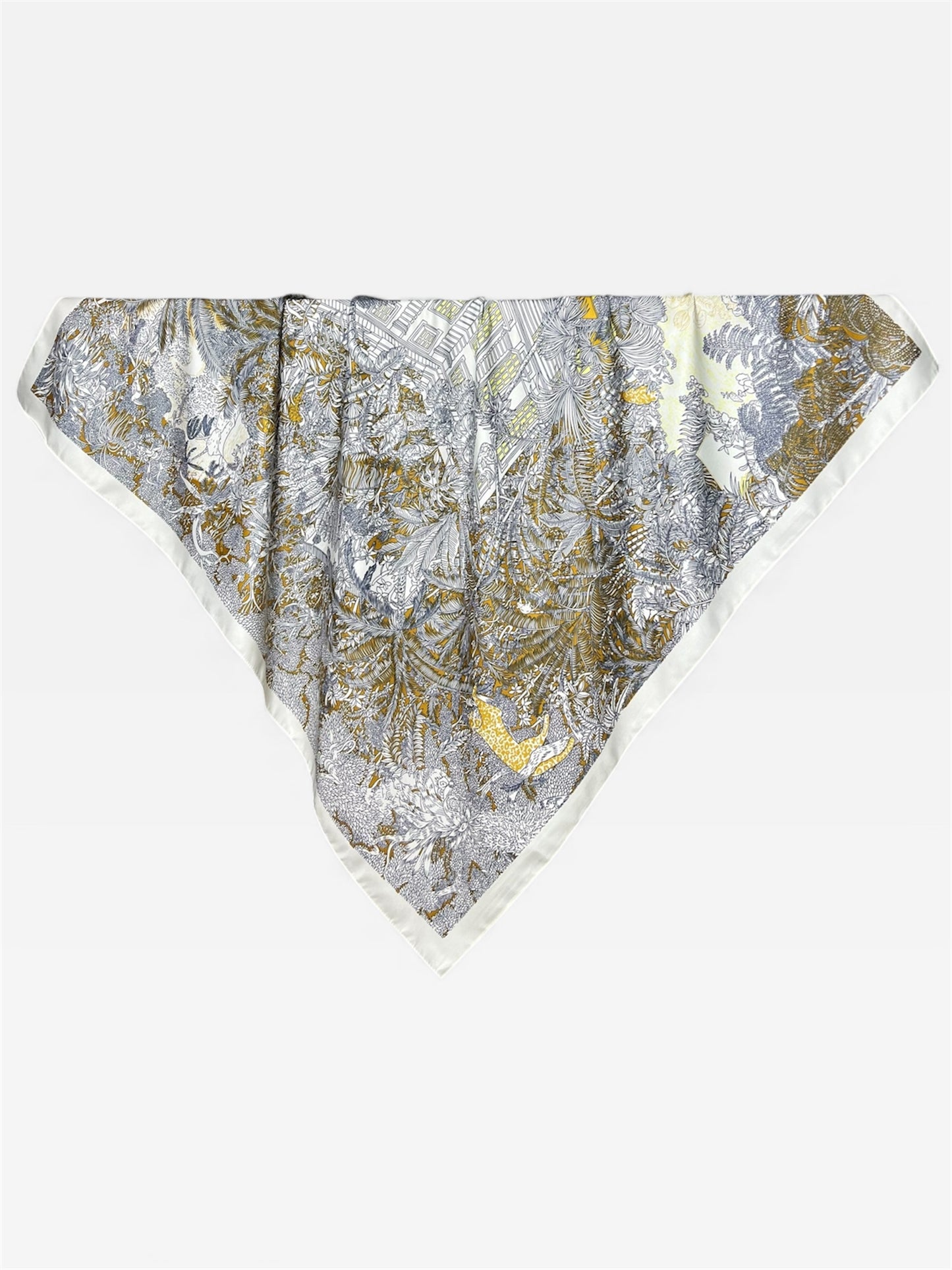 Square Hijab Silk - Cream