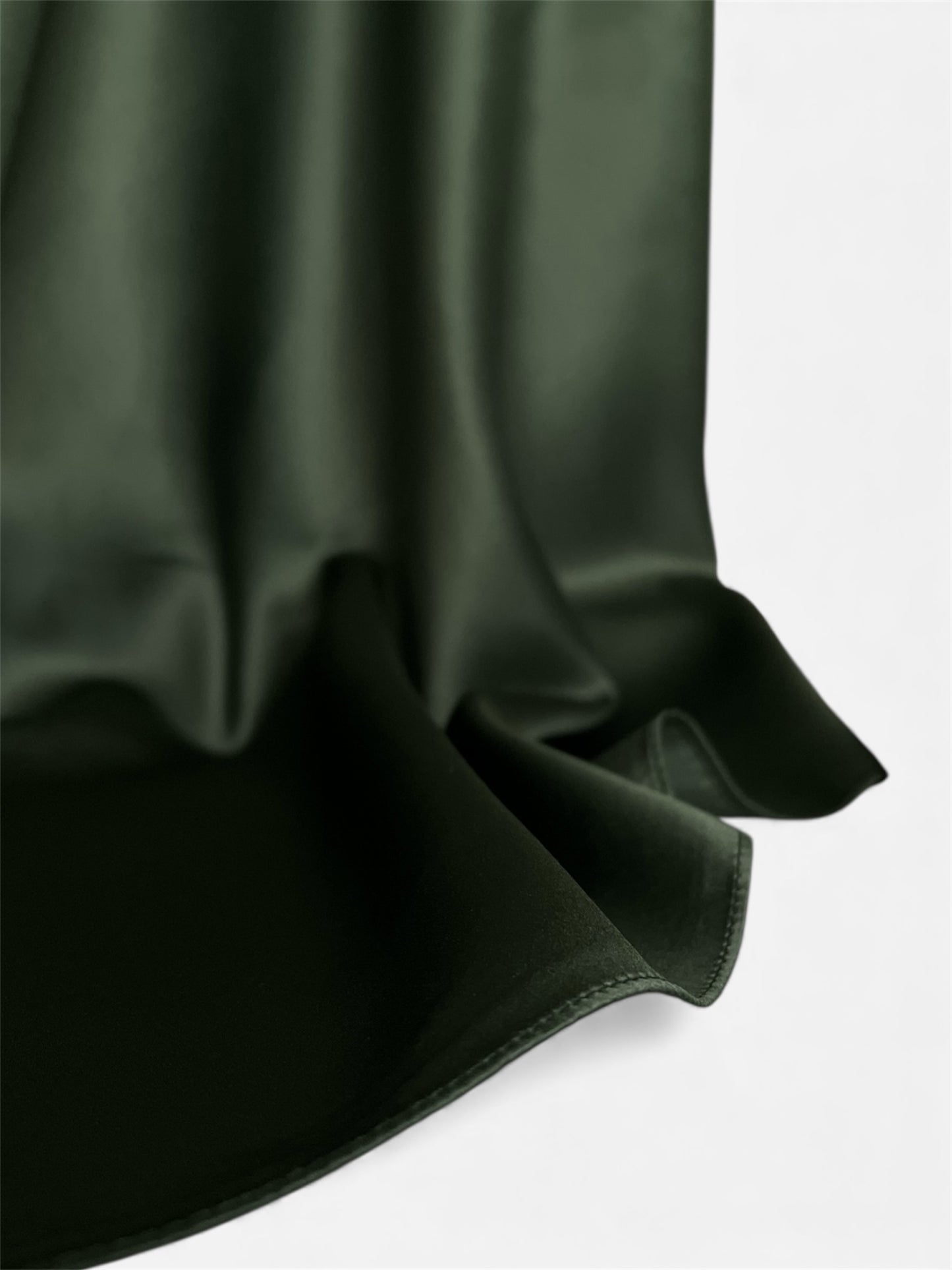 Square Hijab Silk - Dark green