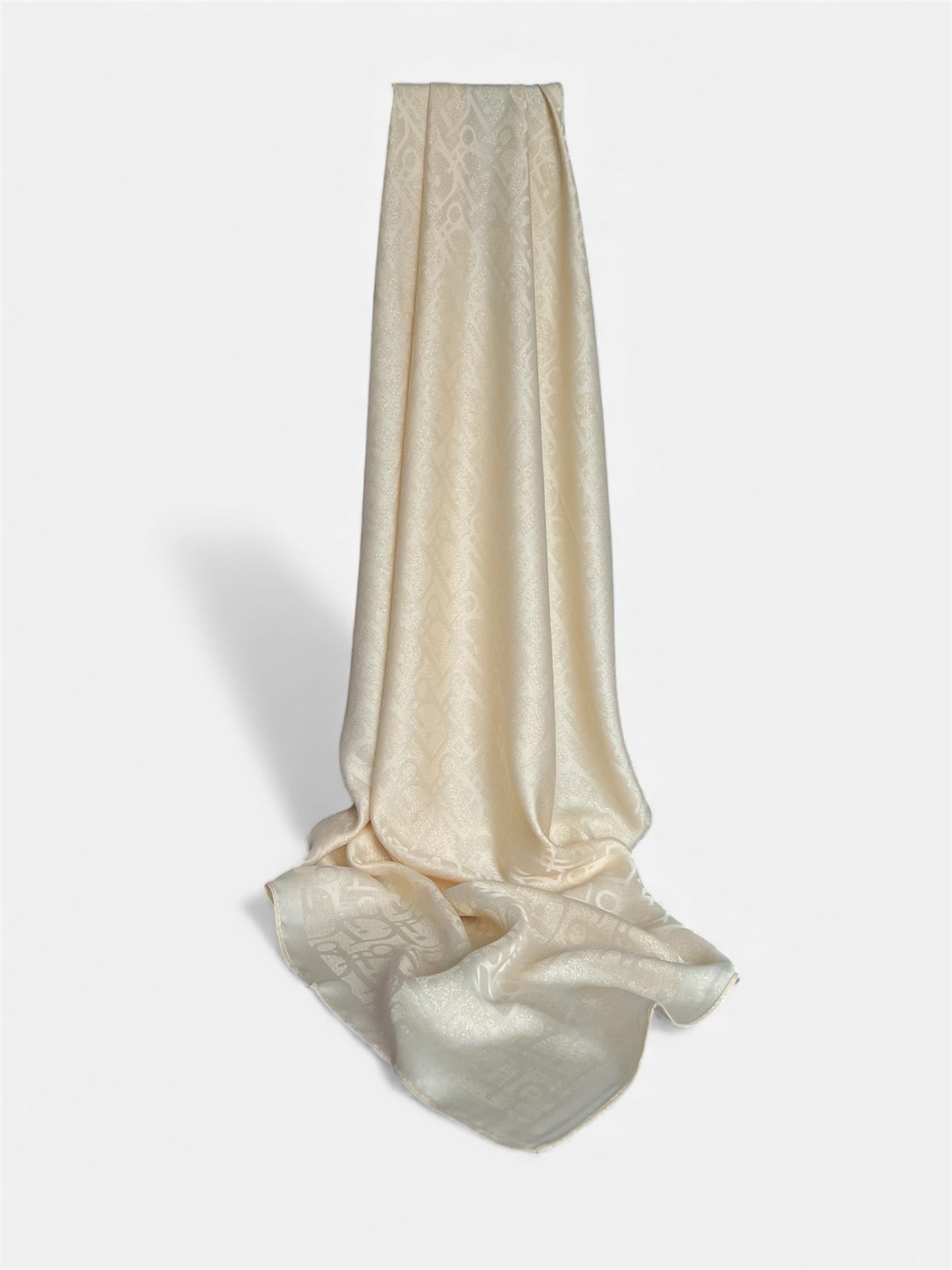 Square HIjab Silk - D Beige  