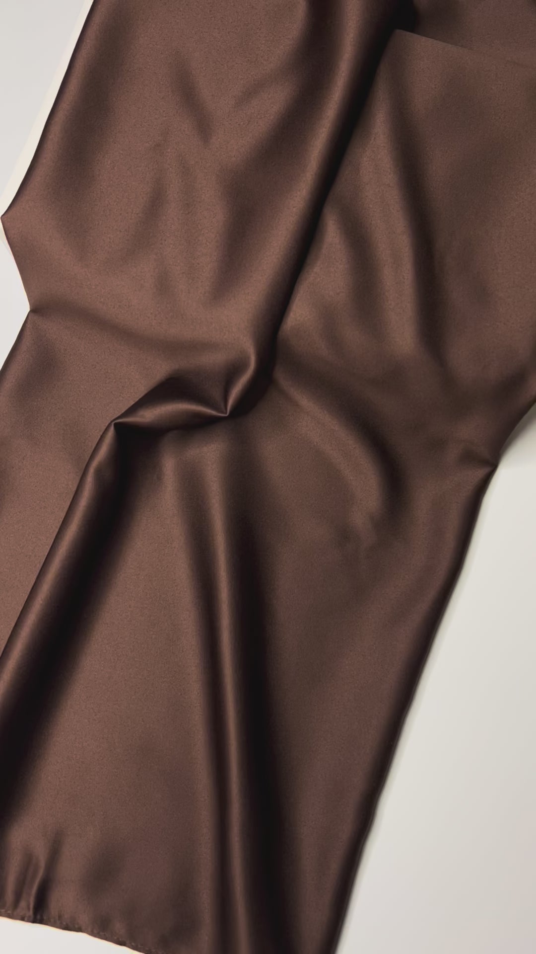 Square Veil Silk - Brown
