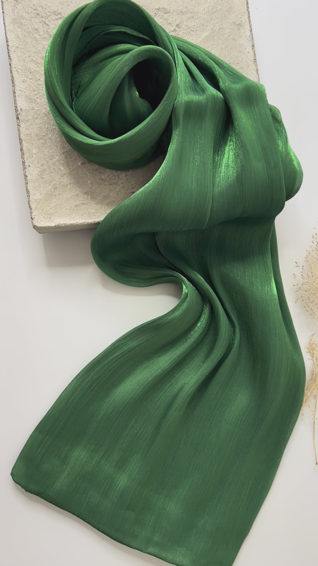 Organza Veil - Green