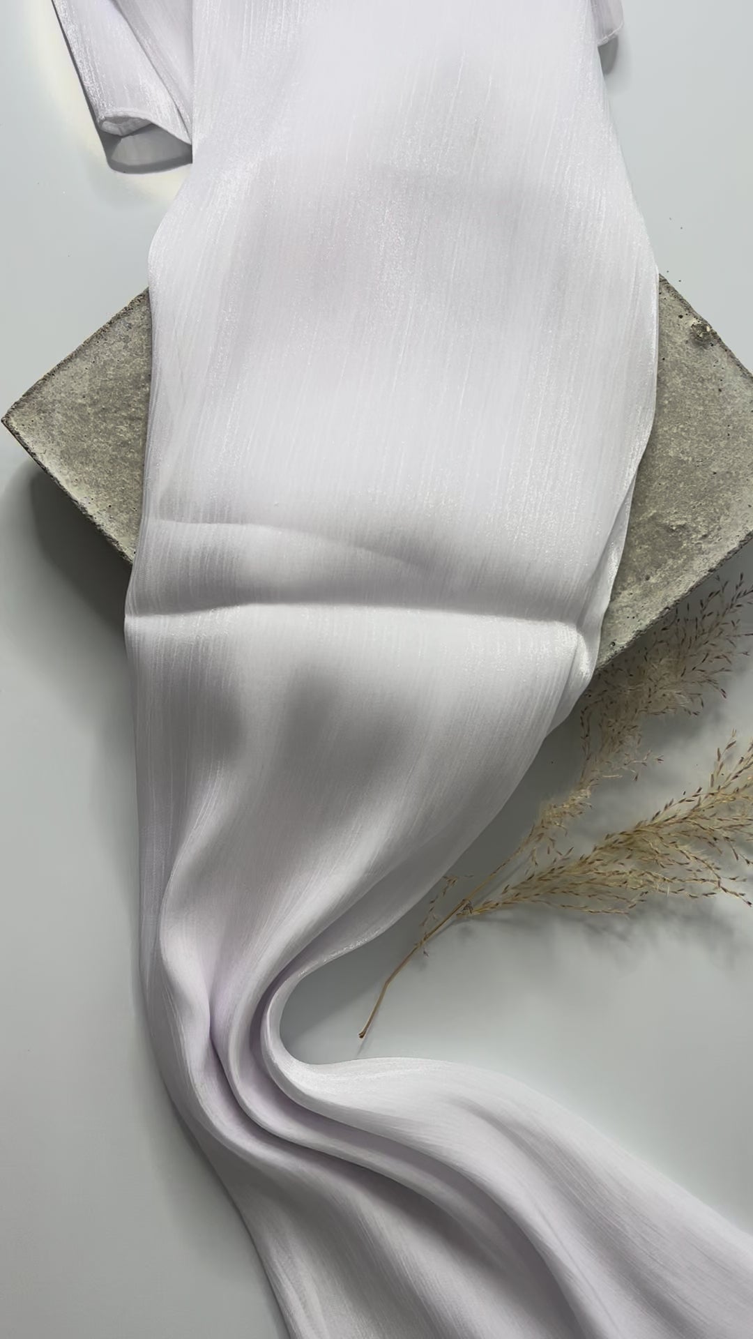 Organza Veil - White