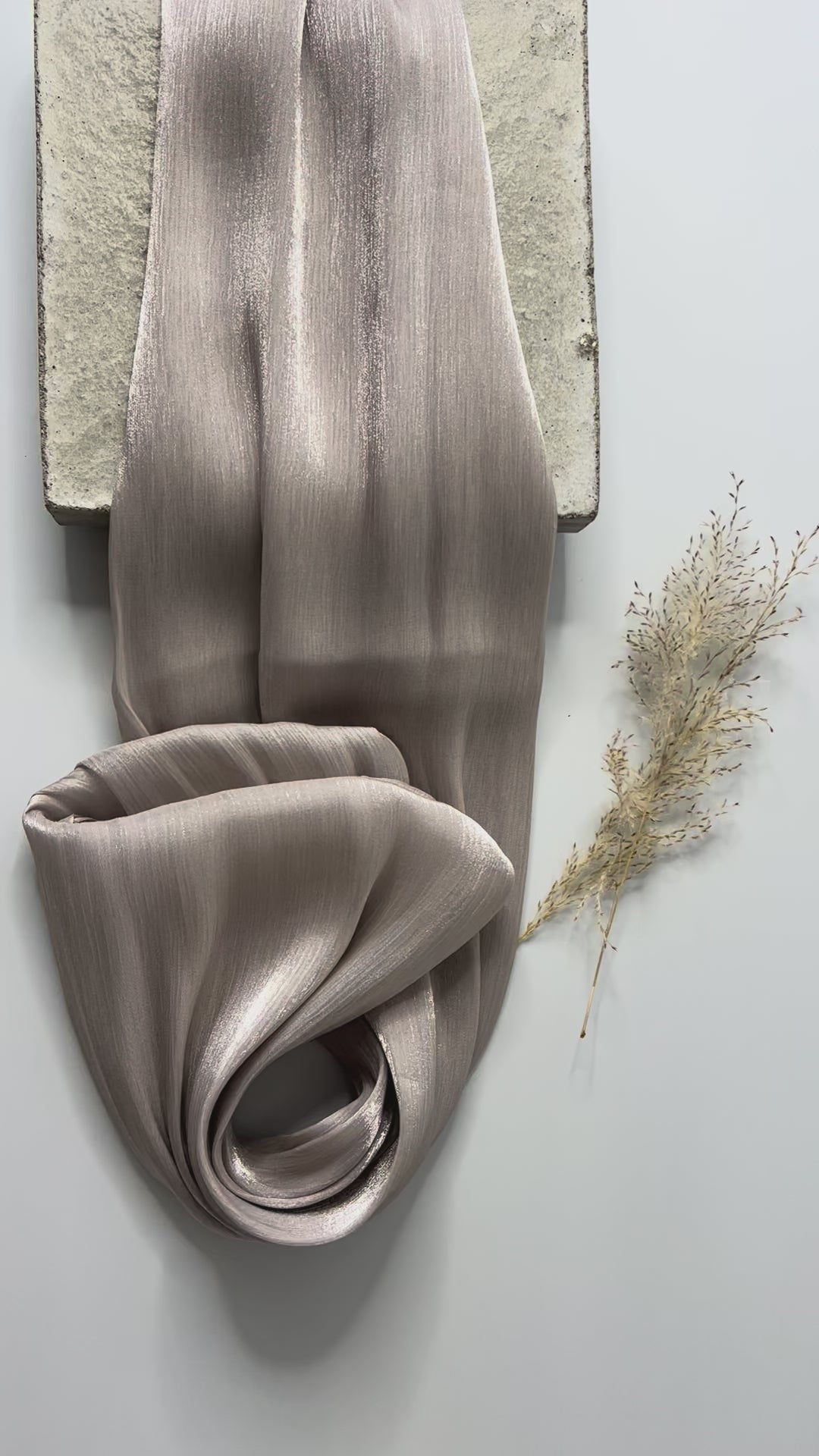 Organza Veil - Grey