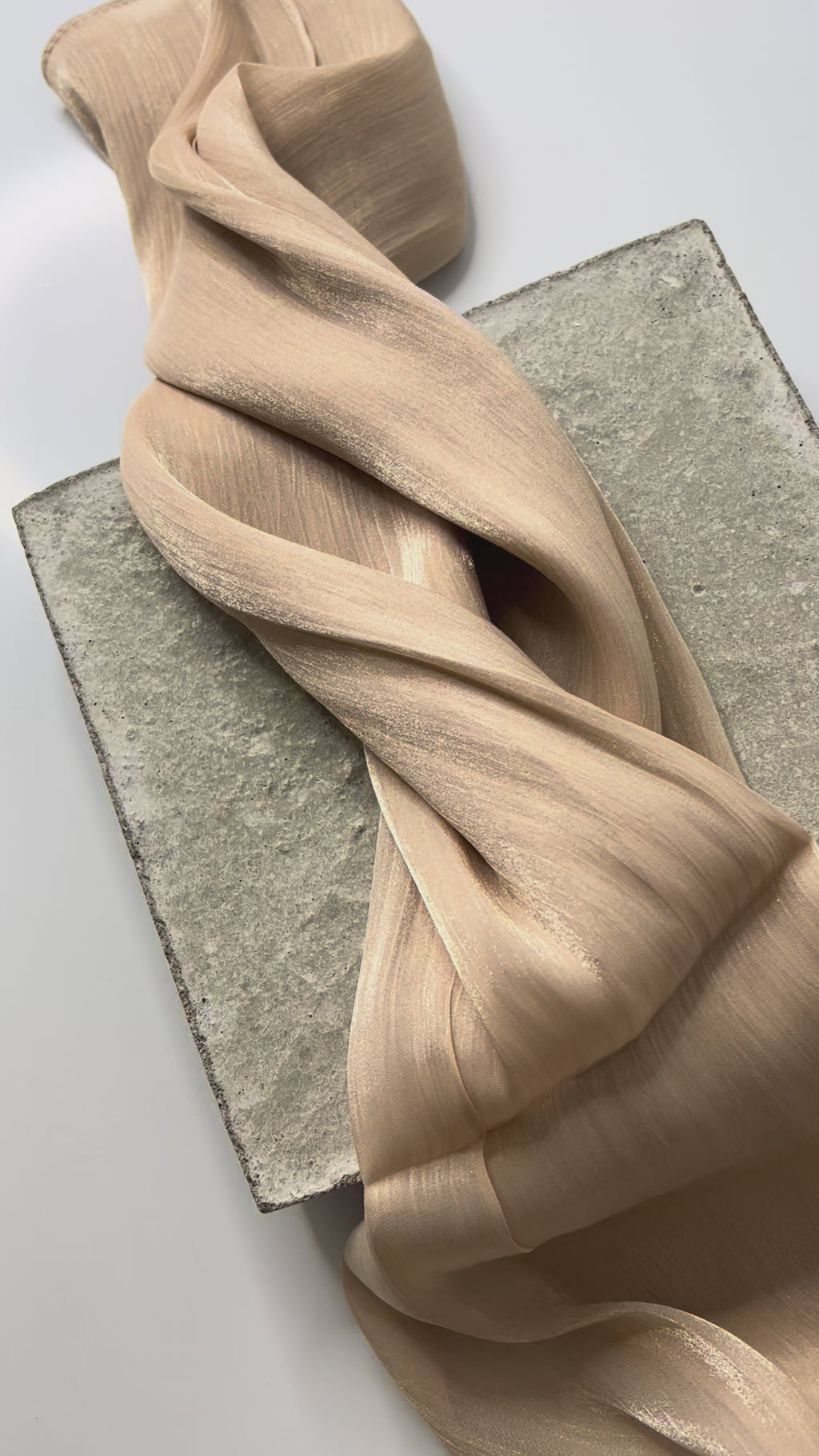 Organza Veil -Beige