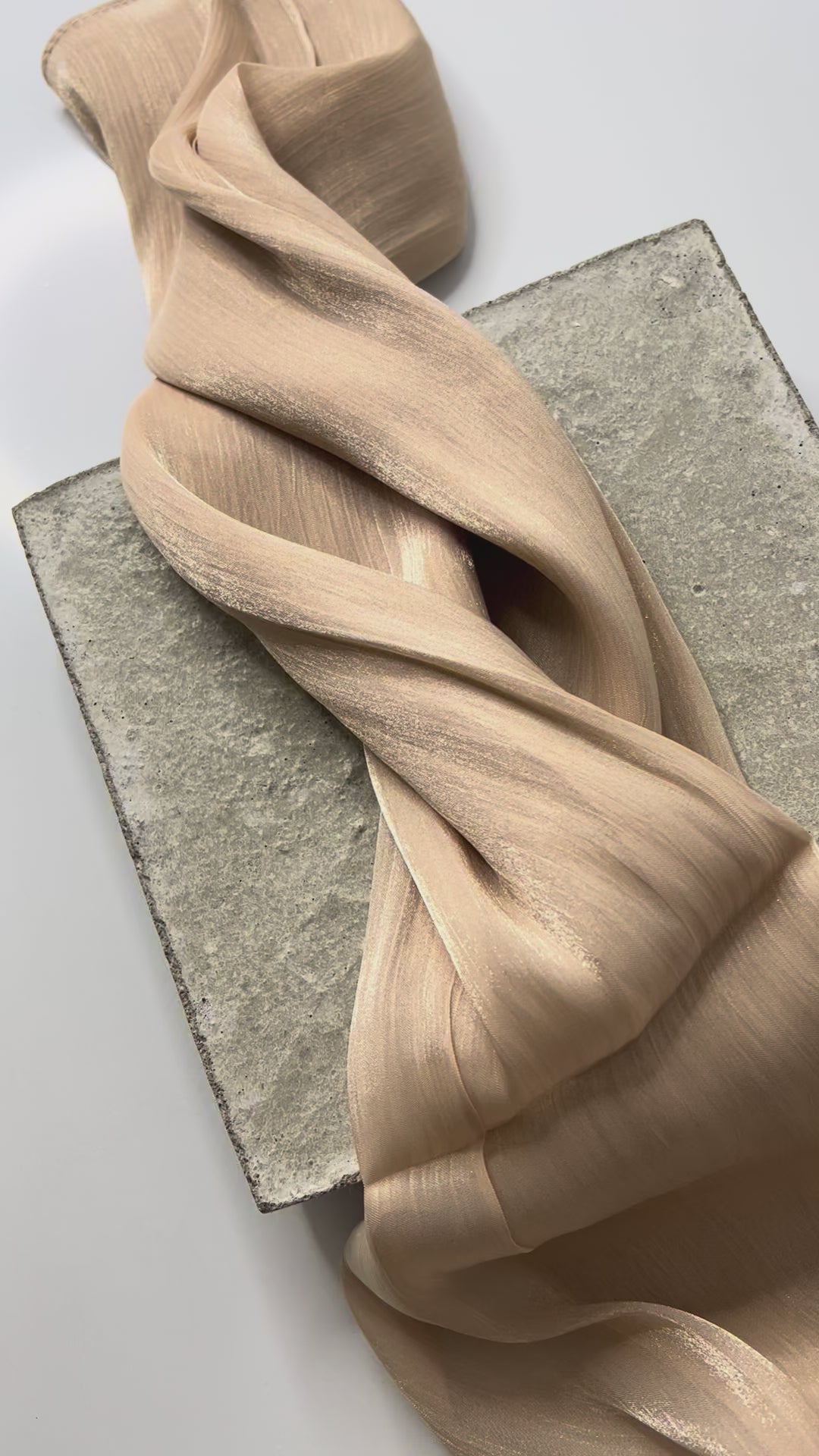Organza Veil -Beige